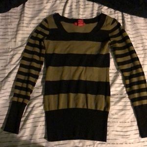 A black and Navi green shirt